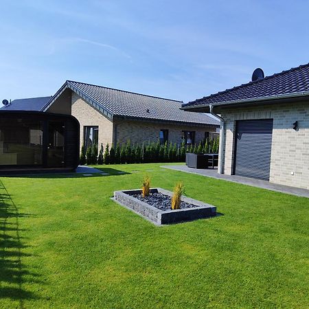 Ferienhaus Devilina Mit Sauna Am Harkebruegger See Barssel  Exteriér fotografie
