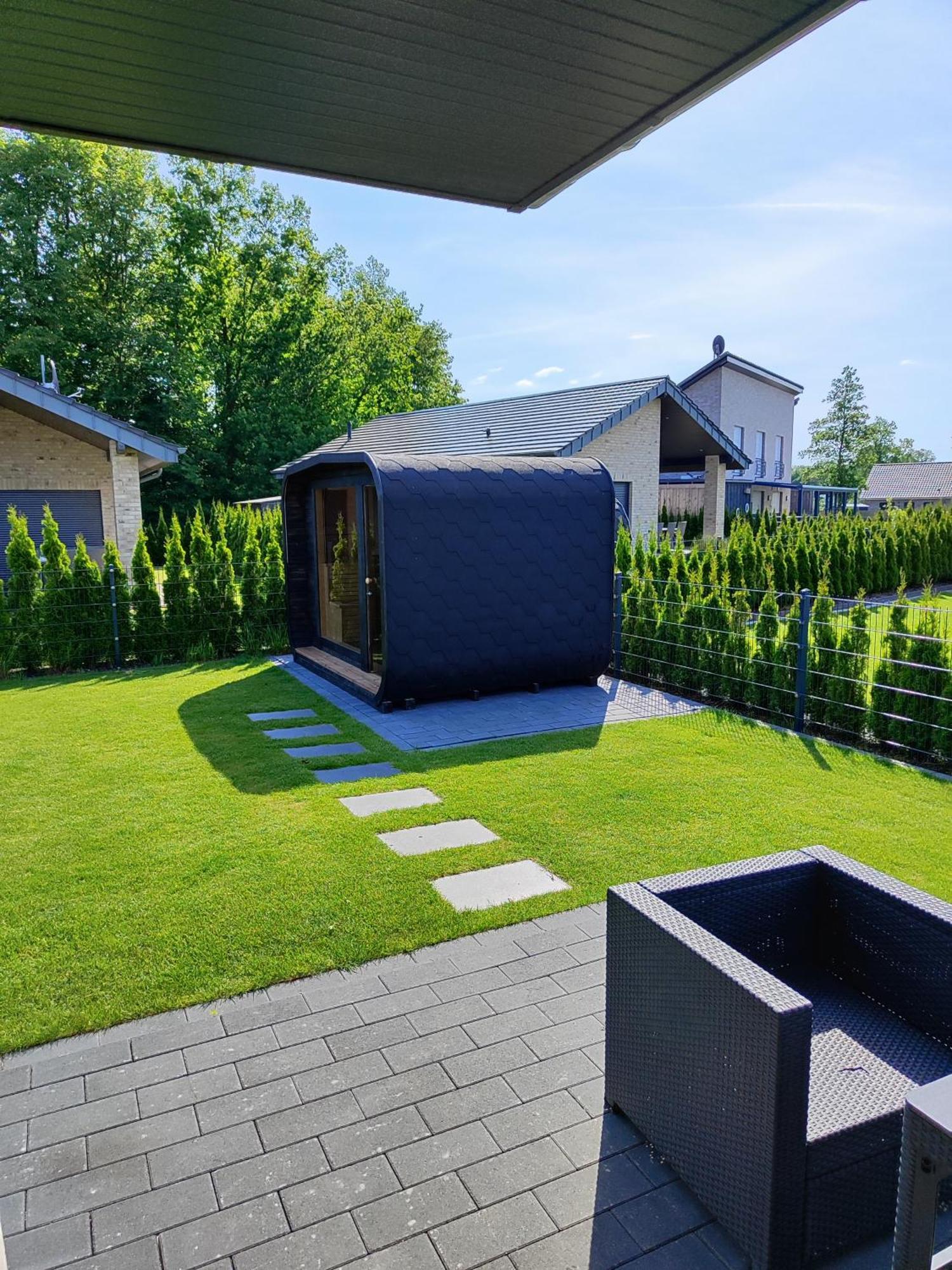 Ferienhaus Devilina Mit Sauna Am Harkebruegger See Barssel  Exteriér fotografie