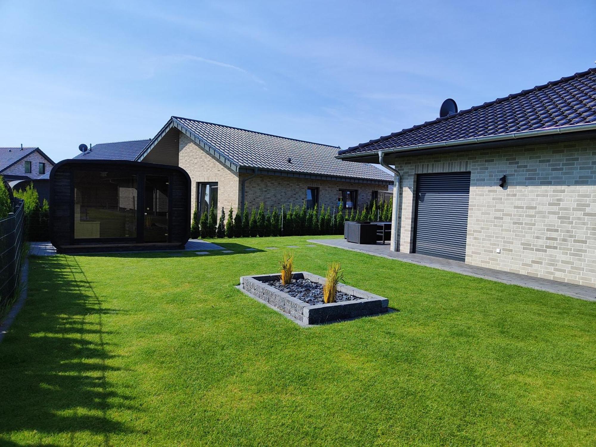 Ferienhaus Devilina Mit Sauna Am Harkebruegger See Barssel  Exteriér fotografie
